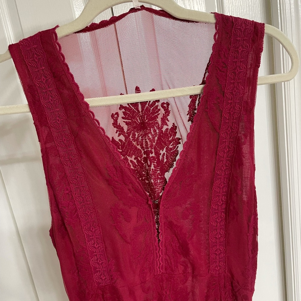 Free People Embroidered Mesh Reign Over Me Dress